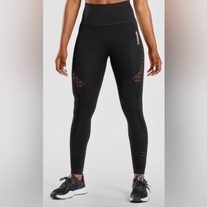 GYMSHARK Black Energy Plus Seamless Leggings